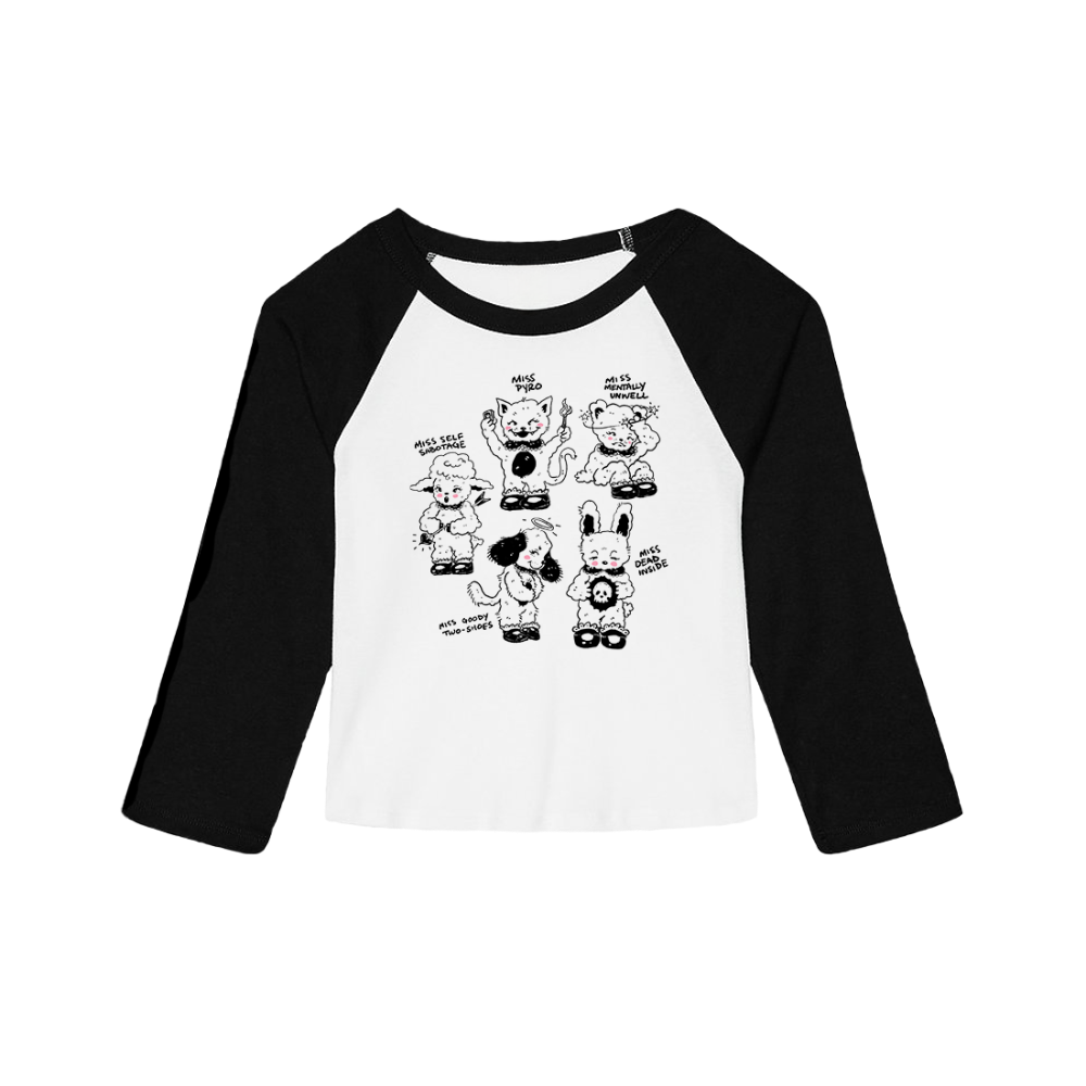 BB Characters Raglan Tee